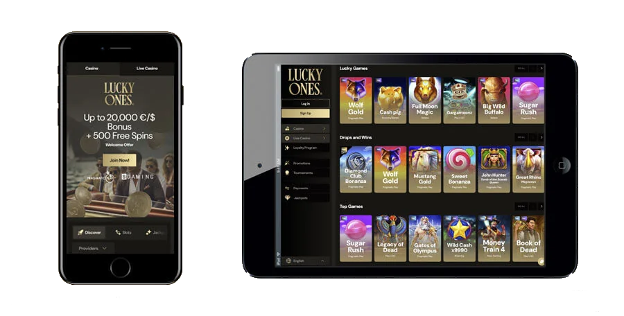 Luckyone Casino mobile vers
